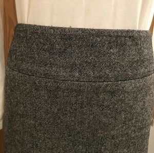 Banana Republic Gray Tweed Pencil Skirt